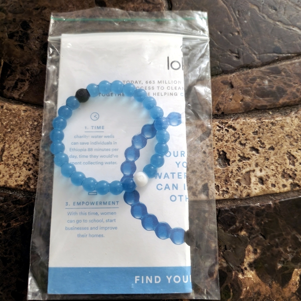 Lokai UNISEX Blue Water Bracelet NWT